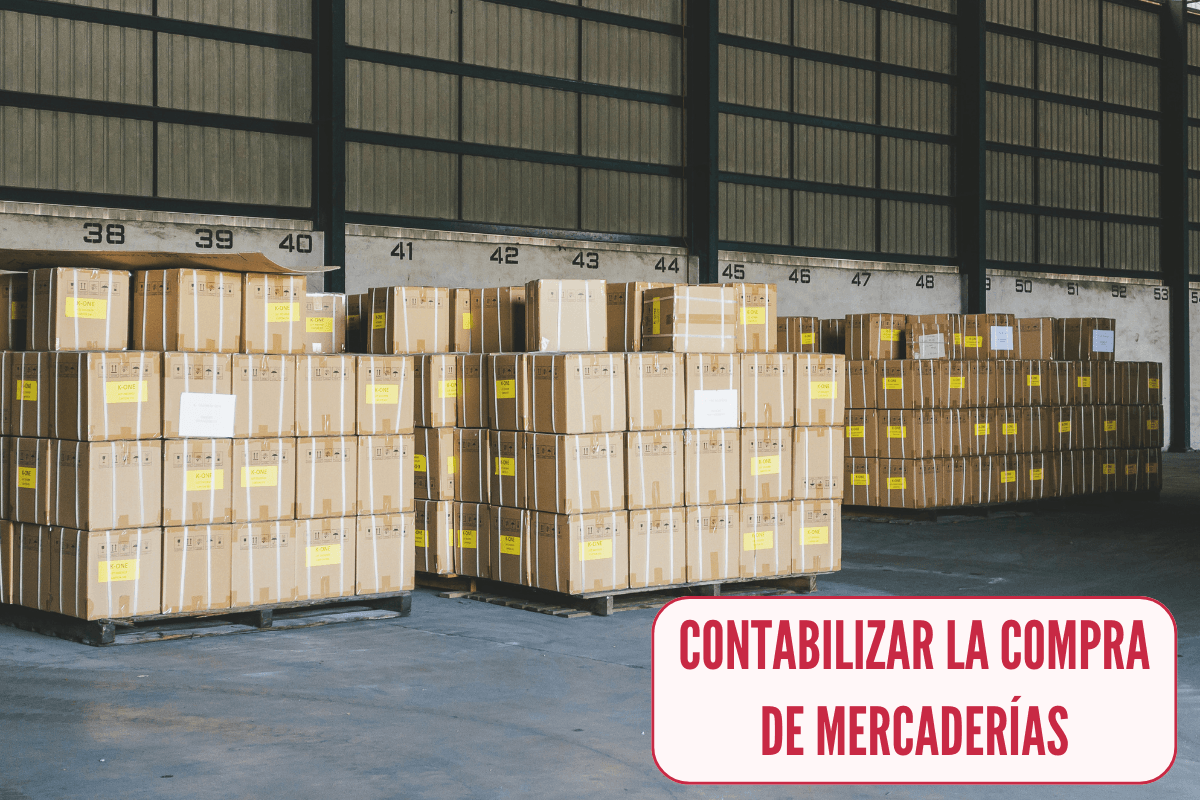 Cómo contabilizar la compra de mercaderías | Asientos contables con ejemplos prácticos 1 mercancías en una empresa que están en un almacén para ser contabilizadas por una persona
